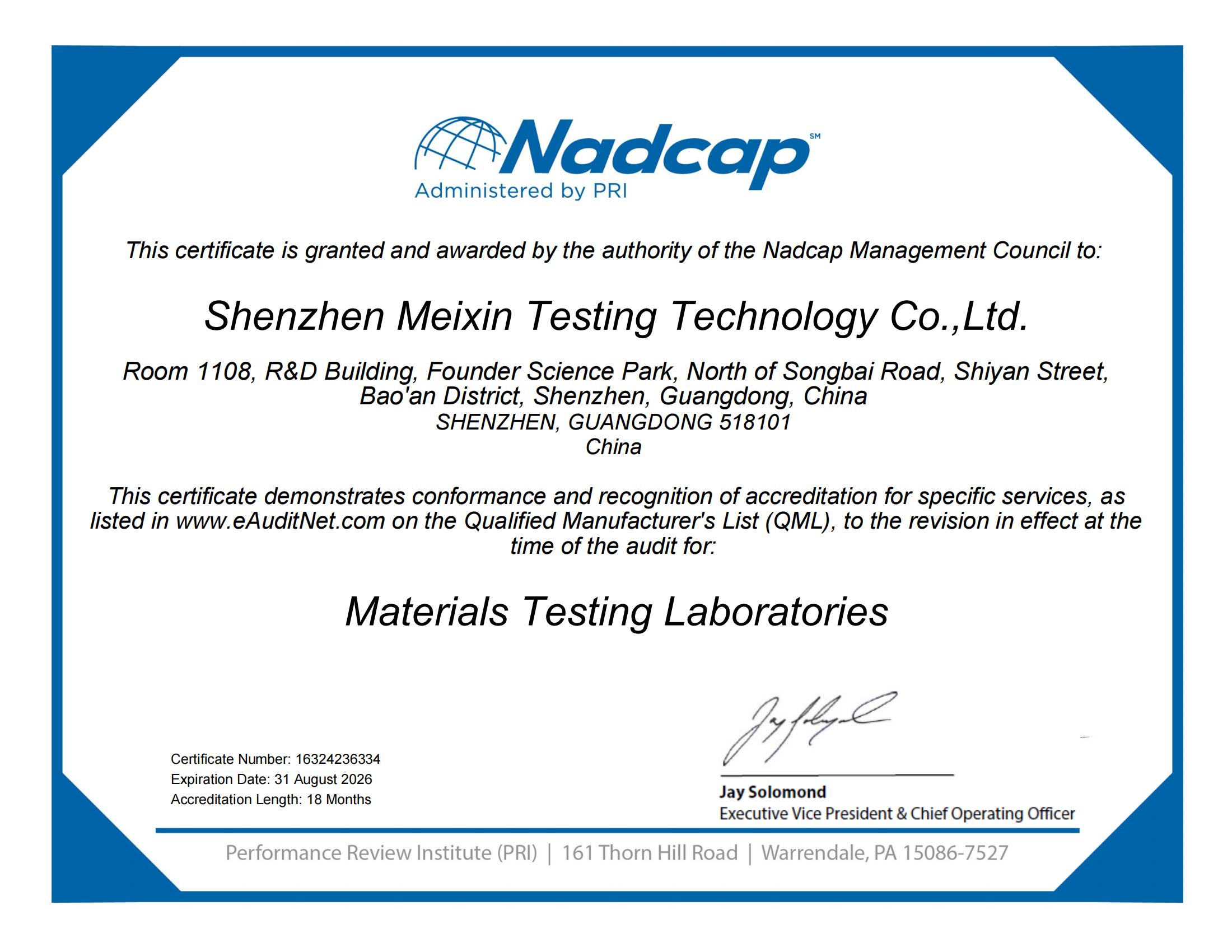 Nadcap